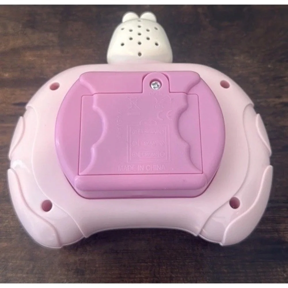 Light Up Pop It Pro Fast Push Puzzle Handheld Game Sensory Toy Pink Bunny Gift